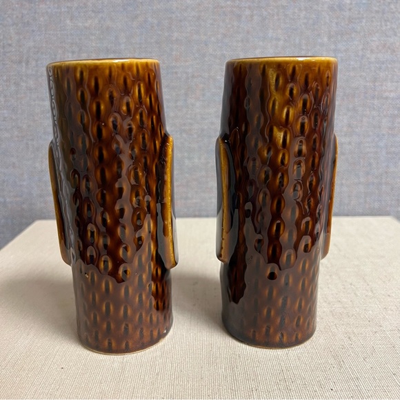 VTG Orchids Of Hawaii Tiki Mug R72 Japan Set Of 2 NEW - Picture 2 of 10